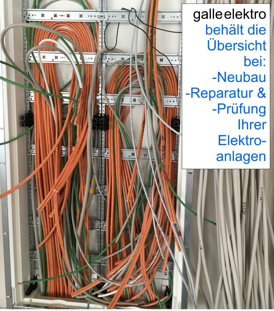 Revision Reparatur Elektro Anlage Galle-Elektro