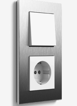Schalter & Steckdose Gira Esprit Edelstahl